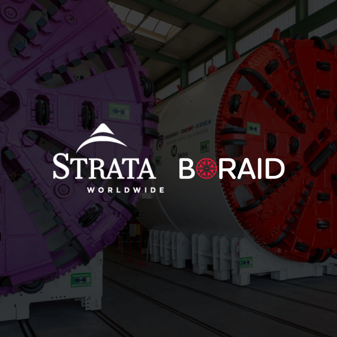 Strata Worldwide به عنوان شریک Traylor Bros در ارائه BORAID LINE به تونل سازان انتخاب شد