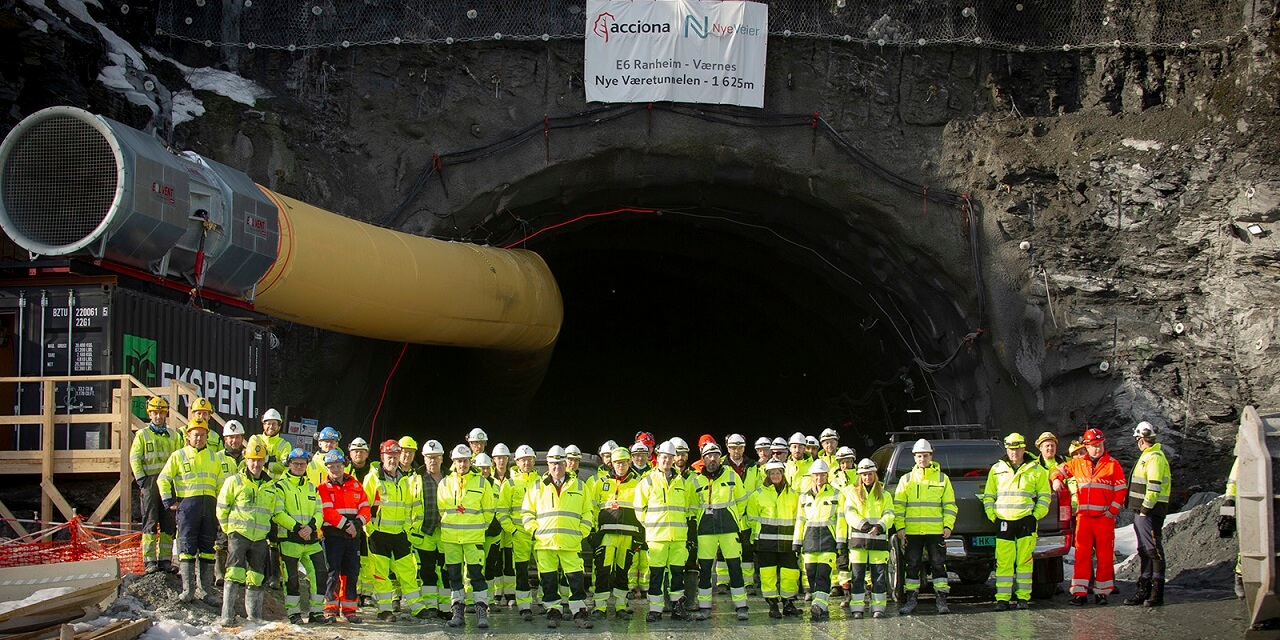 Completing Digging Process of Hell Tunnel in E6 Ranheim-Værnes Project