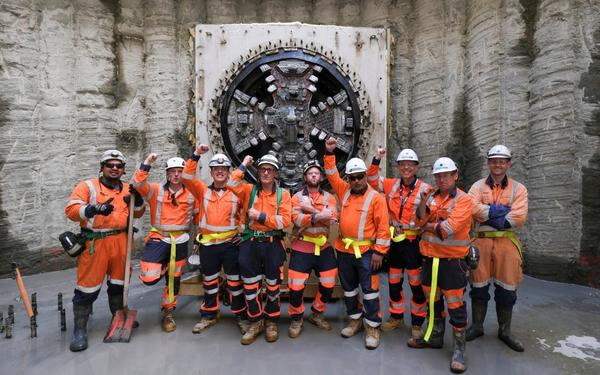 Third Operation of TBM in Auckland Central Interceptor