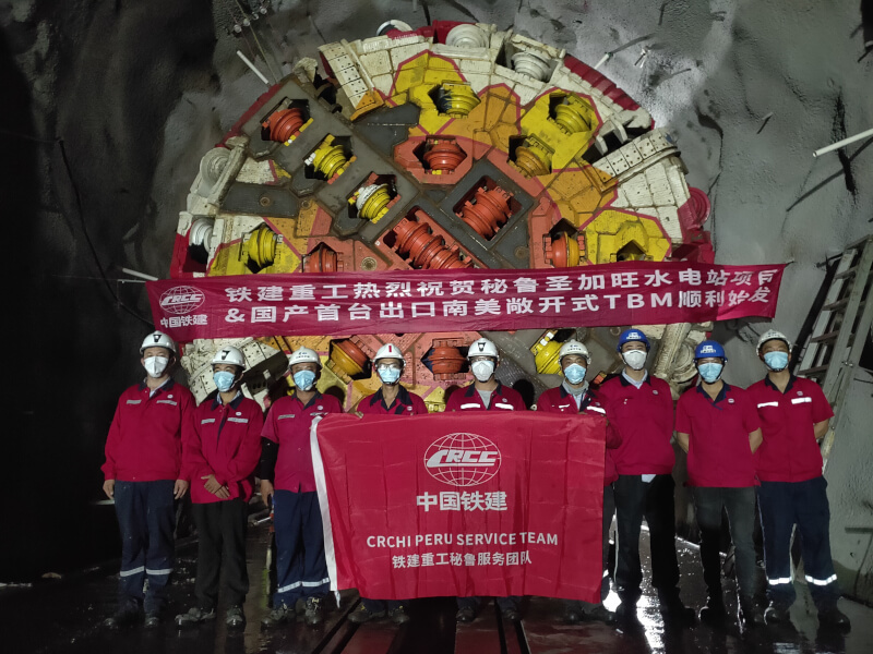 پروژه برق آبی San Gawang – راندمان ماهانه TBM سنگ سخت CRCHI 1000 متر است